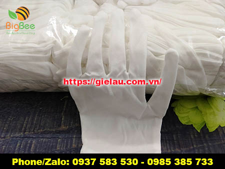 bigbee có đa dạng các loại găng tay vải thun trắng