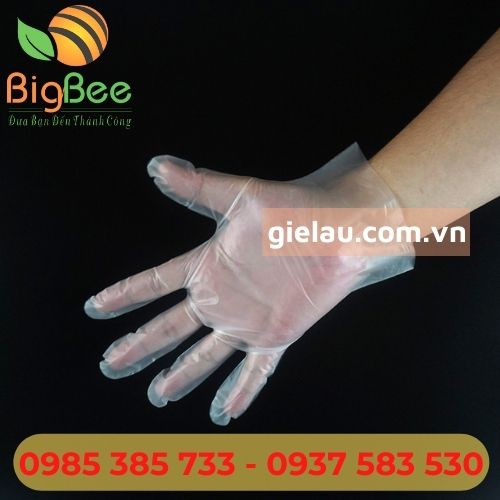 găng tay nilon tiện lợi có size nam và nữ