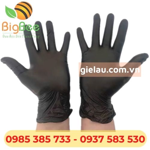 Găng tay y tế Vietglove mau đen