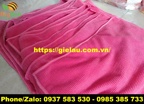 khăn lau cân ký 3M màu hồng