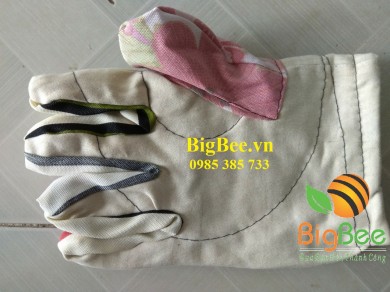 Một số hình ảnh về găng tay vải Jean, găng tay vải mập của BigBee