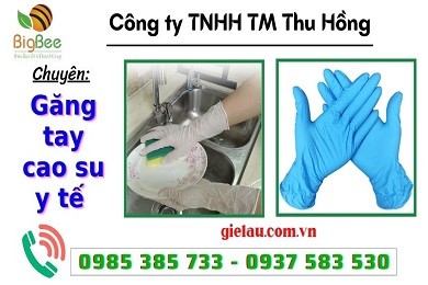 Nguồn sỉ rẻ găng tay cao su y tế TPHCM